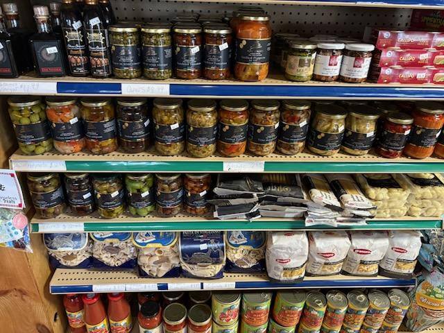 Imported Italian sauces and jarred goods
